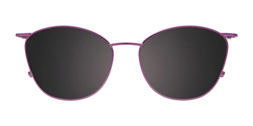 Takumi TK1267 Eyeglasses with Clip-on Sunglasses / Size 52 / Purple Mix Design