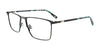 Takumi TK1268 Eyeglasses with Clip-on Sunglasses | Size 53 / Green & Black