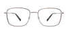Takumi TK1272 Eyeglasses with Clip-on Sunglasses | Size 56 / Blue & Dark Brown