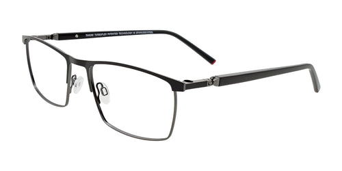 Takumi TK1298 Eyeglasses / Size 57 / Black & Gun
