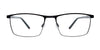 Takumi TK1298 Eyeglasses | Size 57 / Black & Gun