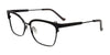Takumi TK1314 Eyeglasses with Clip-on Sunglasses | Size 53 / Black With Crystals