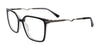 Takumi TK1316 Eyeglasses with Clip-on Sunglasses | Size 53 / Shimmery Black