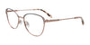 Takumi TK1322 Eyeglasses | Size 52 / Beige & Pink Gold