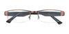 Takumi TK908 Eyeglasses with Clip-on Sunglasses | Size 52 / Satin Brown