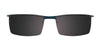 Takumi TK912 Eyeglasses with Clip-on Sunglasses | Size 50 / Satin Dark Brown