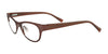 Takumi TK931 Eyeglasses with Clip-on Sunglasses | Size 49 / Matt Brown