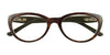 Takumi TK933 Eyeglasses with Clip-on Sunglasses | Size 52 / Marbled Brown