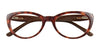 Takumi TK933 Eyeglasses with Clip-on Sunglasses | Size 52 / Marbled Brown