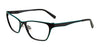 Takumi TK949 Eyeglasses with Clip-on Sunglasses | Size 52 / Satin Black & Turquoise