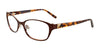 Takumi TK954 Eyeglasses with Clip-on Sunglasses | Size 55 / Satin Dark Brown