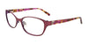 Takumi TK954 Eyeglasses with Clip-on Sunglasses | Size 55 / Satin Pinkish Red