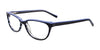 Takumi TK962 Eyeglasses with Clip-on Sunglasses | Size 53 / Marbled Blue & Light Blue