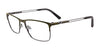 Takumi TK966 Eyeglasses with Clip-on Sunglasses | Size 55 / Satin Steel & Silver