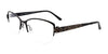 Takumi TK984 Eyeglasses with Clip-on Sunglasses | Size 54 / Satin Black & Silver