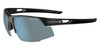 Tifosi Optics CENTUS Sunglasses | Size 69 / Gloss Black/Smoke Tint with Bright Blue Mirror