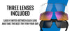 Tifosi Optics CRIT Sunglasses | Size 74 / Matte Black/Enliven Golf Tint
