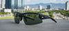 Tifosi Optics CRIT Sunglasses | Size 74 / Matte Black/Enliven Golf Tint