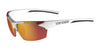 Tifosi Optics JET Sunglasses | Size 63 / Matte White/Smoke Tint with Red Mirror