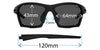 Tifosi Optics KILO Sunglasses | Size 64 / White/Black/Smoke/AC Red/Clear