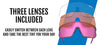 Tifosi Optics MOAB Sunglasses / Blackout/Interchange / Size Regular