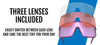 Tifosi Optics MOAB Sunglasses / Blackout/Interchange / Size Regular