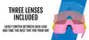 Tifosi Optics MOAB LITE Sunglasses / Glacier Blue/Interchange