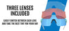 Tifosi Optics MOAB LITE Sunglasses / Glacier Blue/Interchange