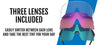 Tifosi Optics RAIL Sunglasses / Blackout/Interchange / Size Regular