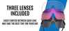 Tifosi Optics RAIL Sunglasses / Blackout/Interchange / Size Regular