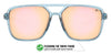 Tifosi Optics SALTO Sunglasses | Size 54 / Blackout/Smoke Tint