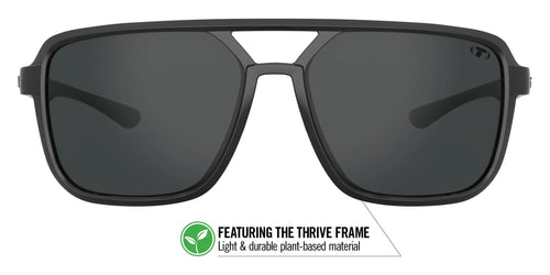 Tifosi Optics SALTO Sunglasses / Size 54 / Blackout / Smoke Tint