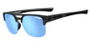Tifosi Optics SALVO Sunglasses | Size 58 / Crystal Smoke/Smoke Tint with Sky Blue Mirror