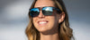 Tifosi Optics SALVO Sunglasses | Size 58 / Crystal Smoke/Smoke Tint with Sky Blue Mirror