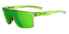 Tifosi Optics SANCTUM Sunglasses / Hyper Lime/Smoke Tint with Green Mirror AR / Size Regular