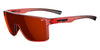 Tifosi Optics SANCTUM Sunglasses / Crystal Red Fade/Smoke Tint with Red Mirror / Size Regular