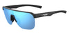 Tifosi Optics SANCTUM SL Sunglasses / Gloss Black/Smoke Tint with Bright Blue Mirror