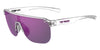 Tifosi Optics SANCTUM SL Sunglasses / Crystal Clear/Smoke Tint with Purple Mirror AR