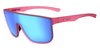 Tifosi Optics SANCTUM XL Sunglasses / Matte Crystal Pink/Smoke Tint with Sky Blue Mirror