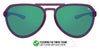 Tifosi Optics SELCA Sunglasses | Size 56 / Black Tortoise/Smoke Tint with Sky Blue Mirror