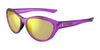Tifosi Optics SHIRLEY Sunglasses | Size 53 / Ultra-Violet/Smoke Tint with Yellow Mirror
