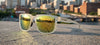 Tifosi Optics SHUMO Sunglasses / Crystal Denim/Smoke Tint with Gold Mirror