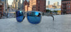 Tifosi Optics SHUMO Sunglasses / Crystal Denim/Smoke Tint with Gold Mirror