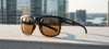 Tifosi Optics SHUMO Sunglasses / Crystal Denim/Smoke Tint with Gold Mirror