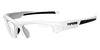 Tifosi Optics SHUTOUT Sunglasses | Size 60 / Matte White with Black / Clear