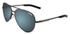 Tifosi Optics SHWAE Sunglasses | Size 55 / Graphite/Smoke Tint with Bright Blue Mirror