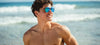 Tifosi Optics SHWAE Sunglasses | Size 55 / Gold/Brown Tint with Pink Mirror