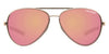 Tifosi Optics SHWAE Sunglasses | Size 55 / Gold/Brown Tint with Pink Mirror