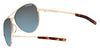 Tifosi Optics SHWAE Sunglasses | Size 55 / Gold/Brown Tint with Pink Mirror