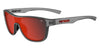 Tifosi Optics SIZZLE Sunglasses / Satin Vapor / Smoke Tint with Red Mirror / Size Regular